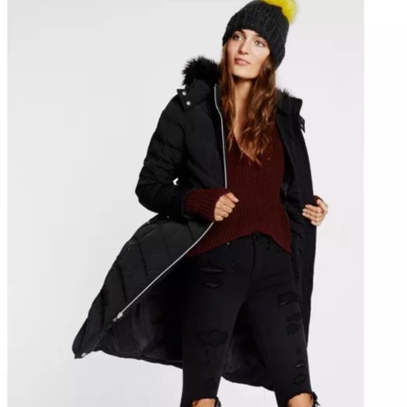 express long puffer coat